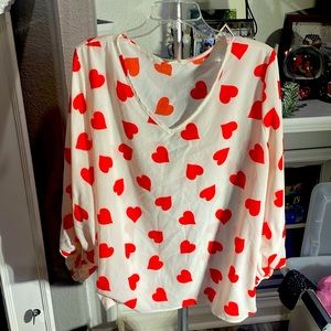 ❤️Hearts blouse!
